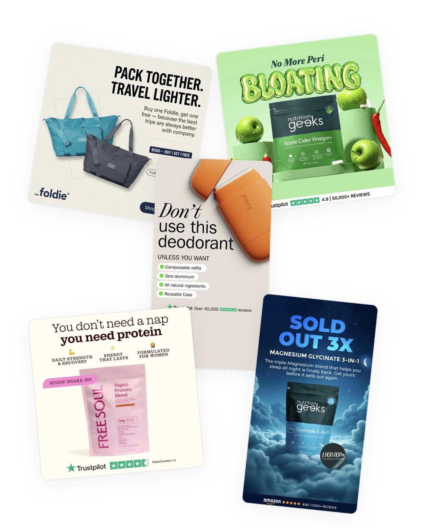 Screenshot — AI generating ads